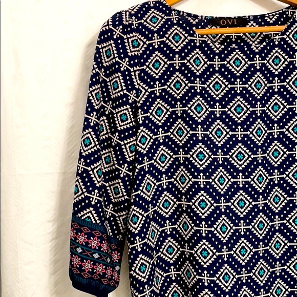 Ovi Print Dress Size Small - Picture 5 of 10